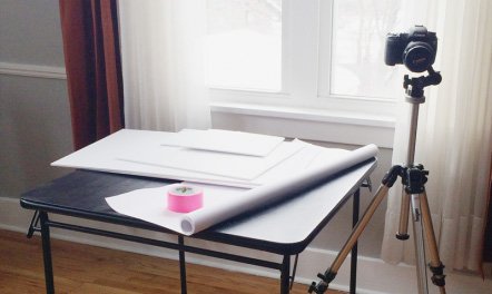 Estudio fotográfico DIY estudio en casa 